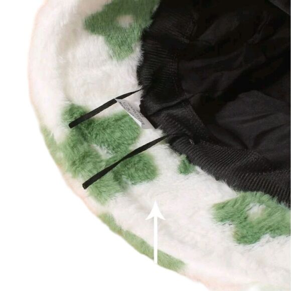 Flower Fuzzy Hat  - Picture 3 of 3